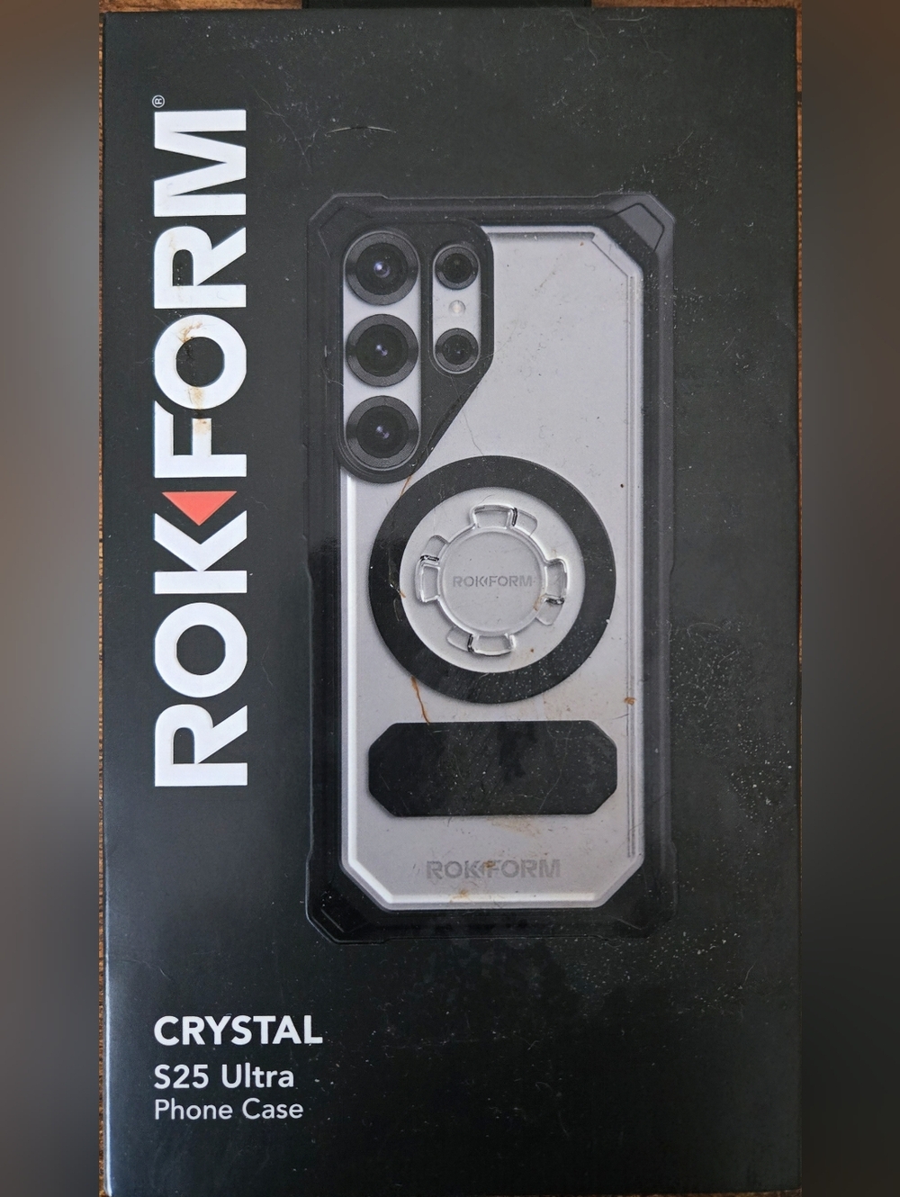 Rokform Crystal S25 Ultra Black Phone Case